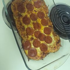 A picture of Homemade Pepperoni Pizza (using Biscuits).