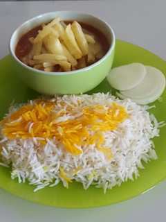عکسی از دستور خورش قیمه بوقلمون