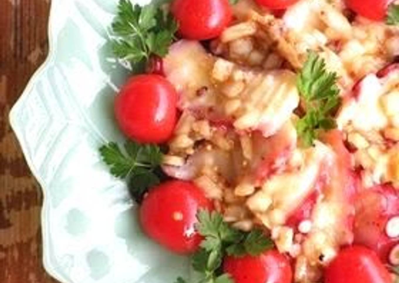 Octopus and Tomatoes Japanese-style Marinade