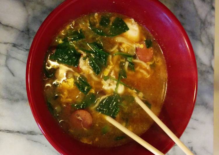 How to Prepare Quick Ramen noodle soup