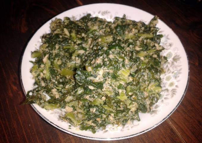 side dish of kale. wicked good and healthy