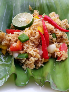 A picture of Vegan Fried Rice With Coconut Milk.