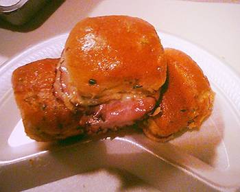 Without Fail Serving Recipe Sweet Roll Pastrami and Provolone Sliders Delicious Nutritious