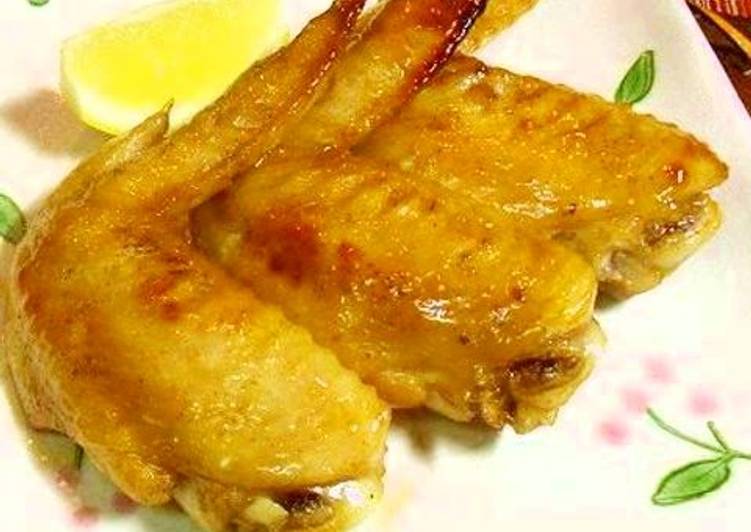Simple Way to Prepare Super Quick Homemade Lightly flavored Teriyaki Chicken Wings