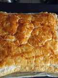 Empanada de jamón cocido con un toque dulce