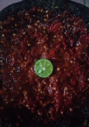 Foto resep Sambel merah
