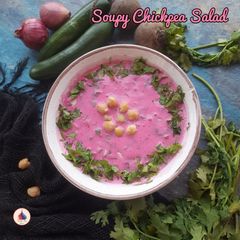 A picture of Soupy Chickpea Salad.