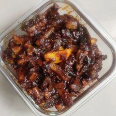 A picture of Bitter gourd pickle.