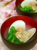 Clear Hamaguri Clam Soup For Girls' Day Festival
