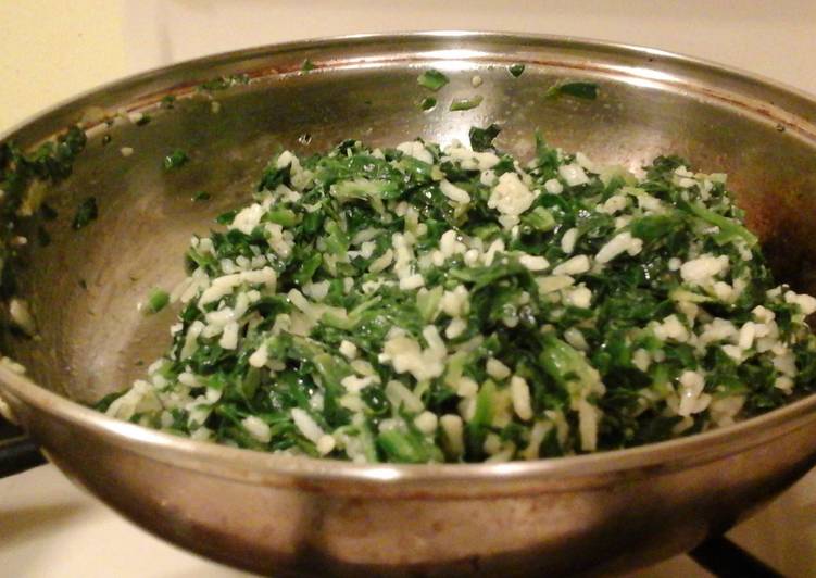 Skye's Spinach Parmesan Rice Skye's Spinach Parmesan Rice