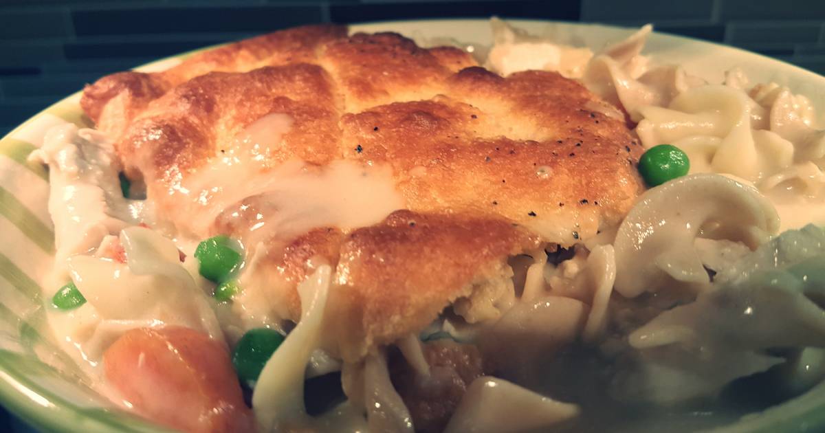 Chicken Noodle Pot Pie casserole Recipe by masterchefBilly Cookpad