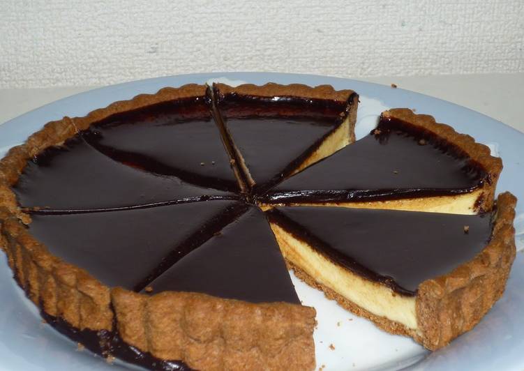 Steps to Prepare Perfect White Chocolate Tart For Valentine's Day