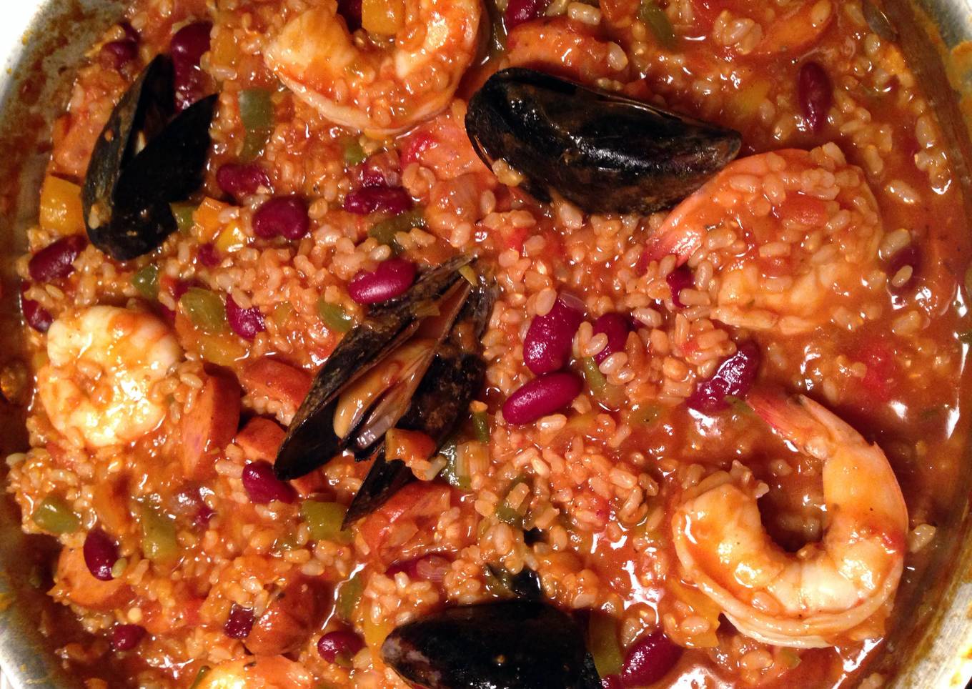 Jambalaya seafood: