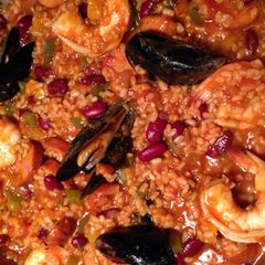 A picture of Seafood Jambalaya.