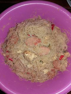 Foto resep Bihun goreng orak arik telur sosis