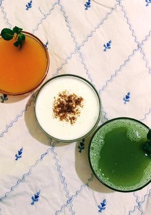 A picture of Tri Color Drinks.