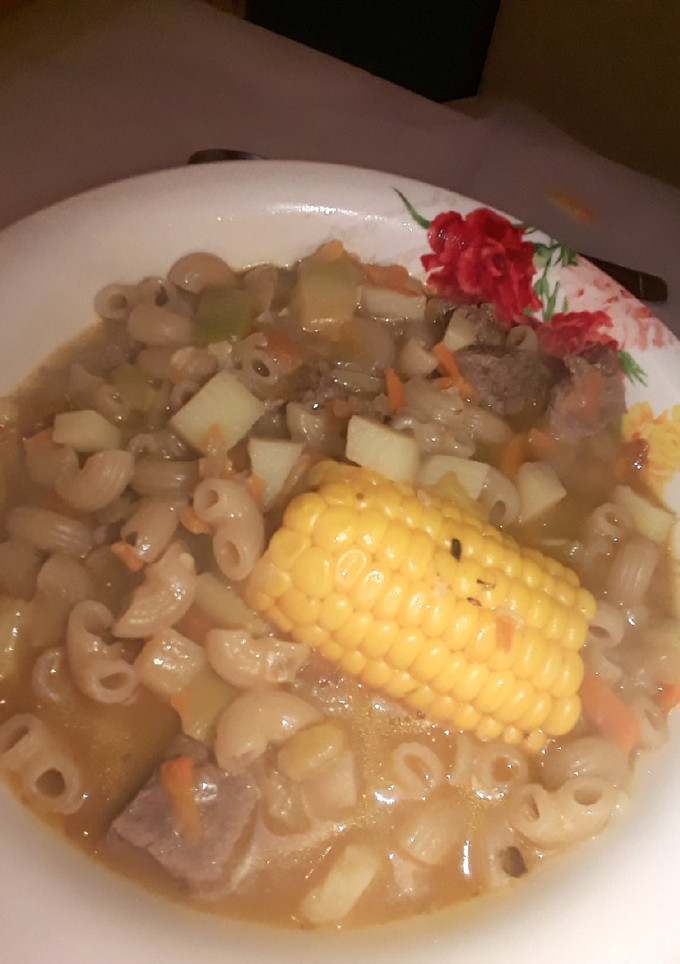 Una foto de Guiso de fideos con lo que tengo en casa!