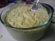 A picture of chicken and egg salad