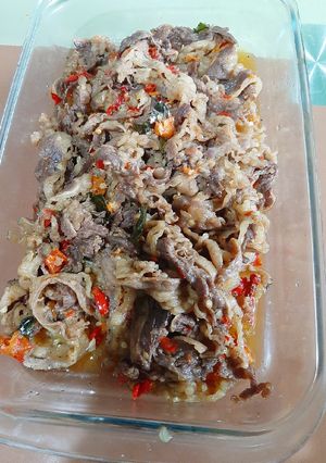 Foto resep Daging slice sambal matah