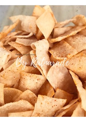 Foto resep Keripik Pangsit Pedas