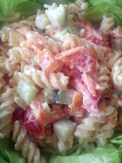A picture of Healthy Pasta Salad.