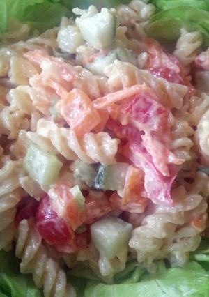 A picture of Healthy Pasta Salad.