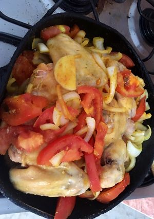 Una foto de Guiso de pollo