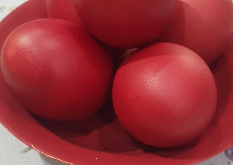 Resep Mudah Telur merah ulang tahun Ala Warung