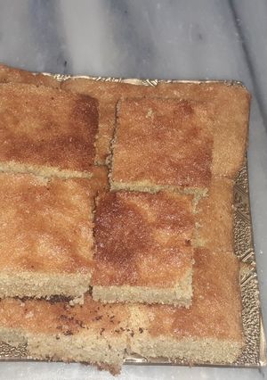 صورة لوصفة بسبوسة السميد