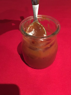Una foto de Coulis de caramelo