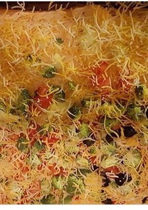 A picture of Veggie Pizza#mycookbook.
