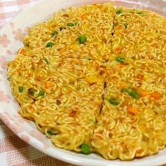 Instant Ramen Magic Omelette A picture of Instant Ramen Magic Omelette.