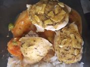 Una foto de presas de pollo a la sal