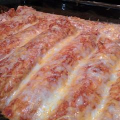 A picture of Cream Cheese Chicken Enchiladas.
