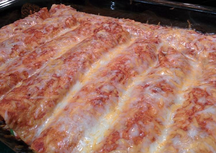 Simple Way to Make Homemade Cream Cheese Chicken Enchiladas