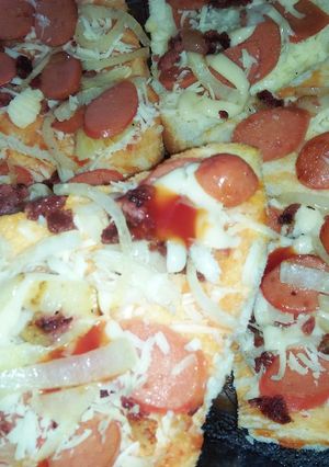 Foto resep Roti Pizza Yummy