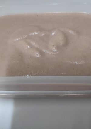 Una foto de Flan fit proteico.(microondas)