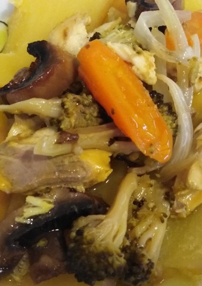 Una foto de Pescado al horno escabechado