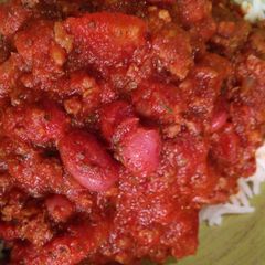 A picture of Crock pot chili.