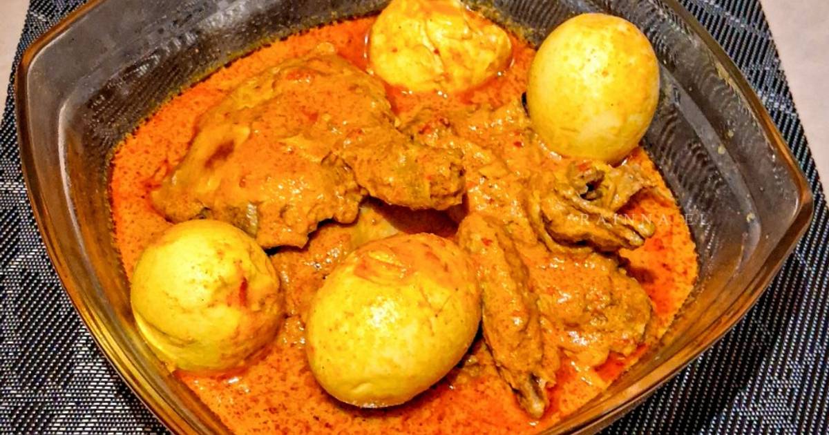 Resep Gulai Ayam &amp Telur Rasanya Maknyus