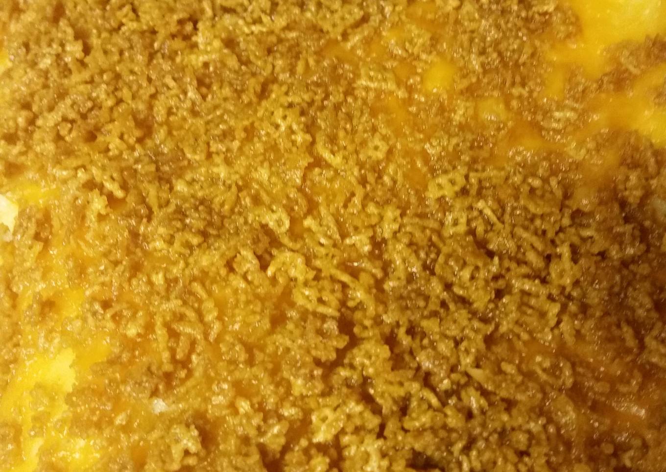 Casserole with Irish potatoes