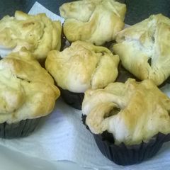 A picture of Puffins. (Cornish pasty muffins).