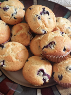 A picture of Blueberry Muffins.