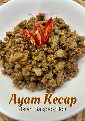Foto resep Ayam Kecap (Isian Bakpao/Roti)