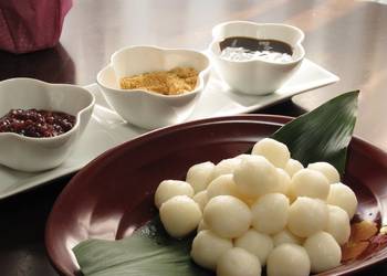 The New Way Serving Recipe Easy with Dangoko Tsukimi Moon Viewing Dumplings Delicious and Healthy