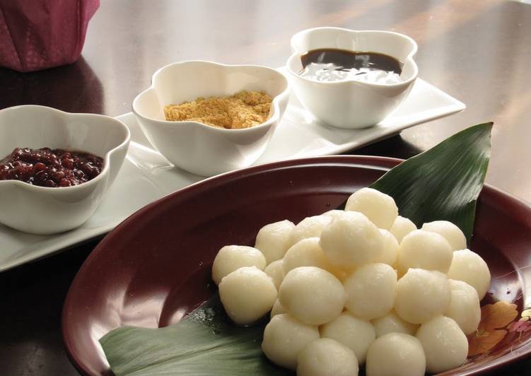 Recipe of Award-winning Easy with Dangoko Tsukimi (Moon Viewing) Dumplings