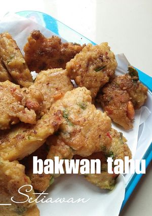 Foto resep Bakwan tahu udang
