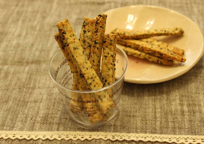 Recipe of Super Quick Double Sesame Cookies
