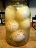 Amish Yellow Pickled Eggs