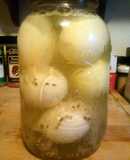 Amish Yellow Pickled Eggs
